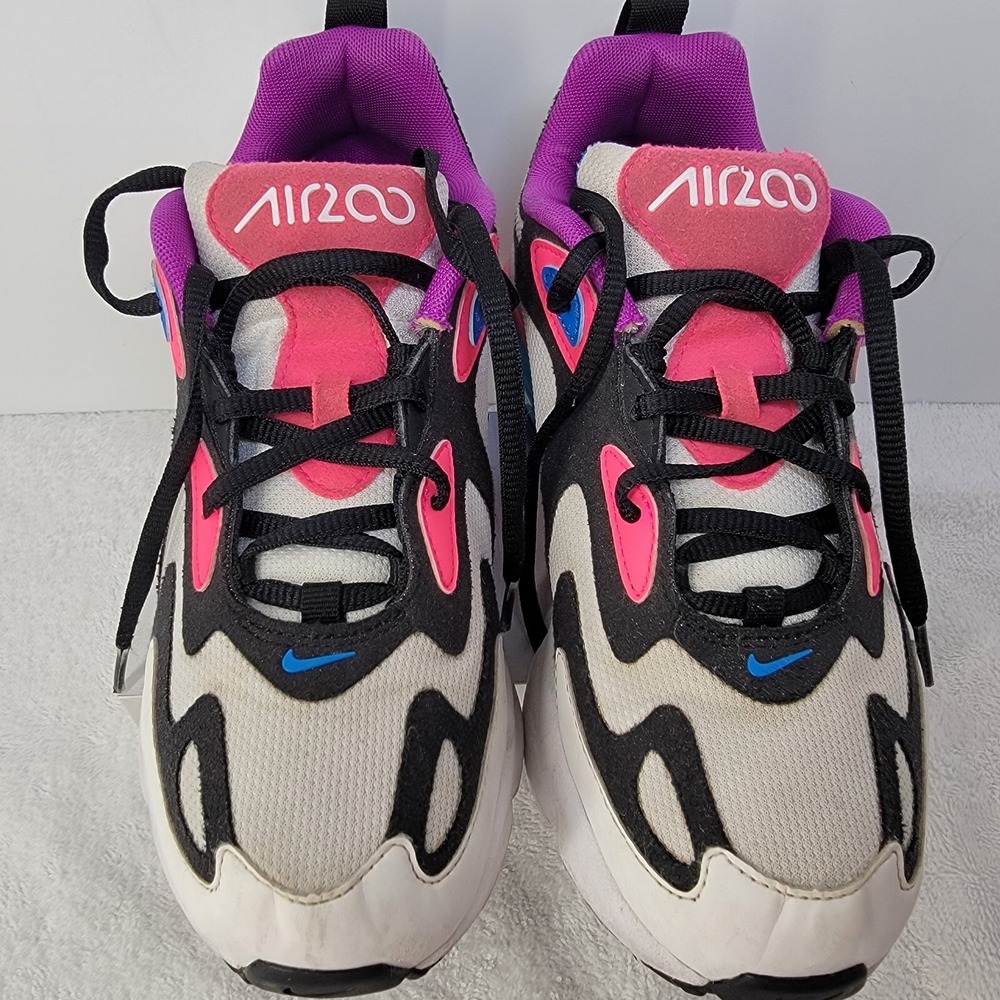Nike Air Max 200 White Hyper Pink Black AT5630-100 - Youth SIZE 4Y - Picture 6 of 17